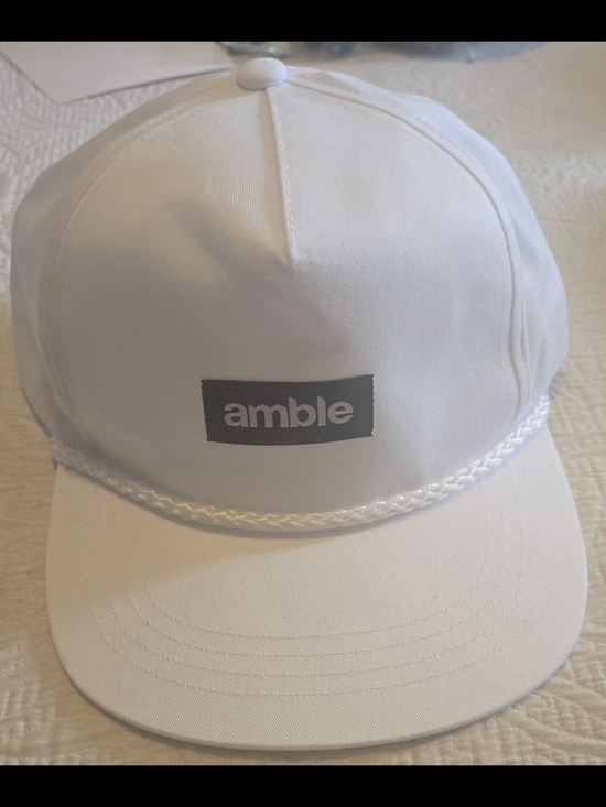 amble Other - White Rope-Trim Cap -